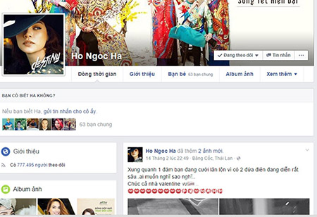 tương tác facebook