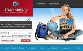 thiết kế web du học