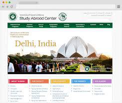 thiết kế web du học 