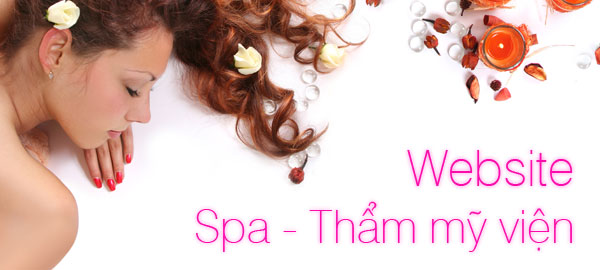 Thiết kế web giao diện đẹp cho spa.